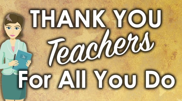 Happy Teacher Appreciation Week 2018