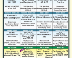 Educational Symposia Calendar Ad