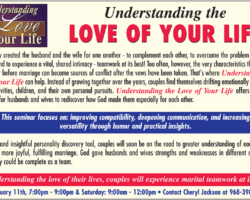 Love of Your Life Seminar (Ad)