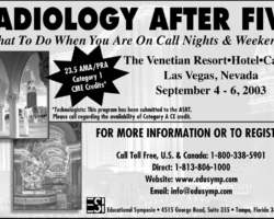 Radiology After Five Advertisement Radiology After Five (Ad)