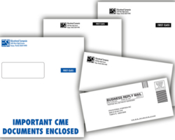 ESI REturn Envelopes Corporate ID Educational Symposia (Corp ID)