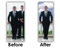 Removed Person, Added Sky Removing a Person/Add Sky (Photo Alteration)