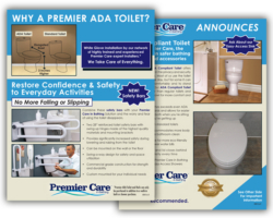 Premier Care Flyer ADA Toilet (Flyer)