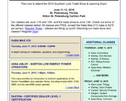 SLSC Trade Show Email CCL Designs eBlast