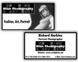 Wish Photo Business Card Wish Photo (Corp ID)