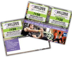Anytime Fitness Postcard Anytime Fitness
