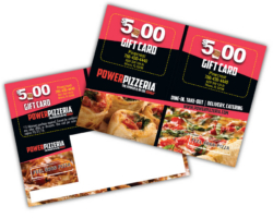 Power Pizzeria Postcard Power PIzzeria