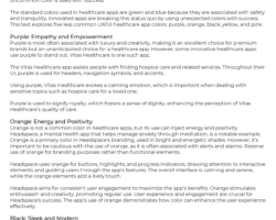 Beyond the Blues: Vibrant Colors Shaping Healthcare Apps ARTICLE: Beyond the Blues: Vibrant Colors Shaping Healthcare Apps